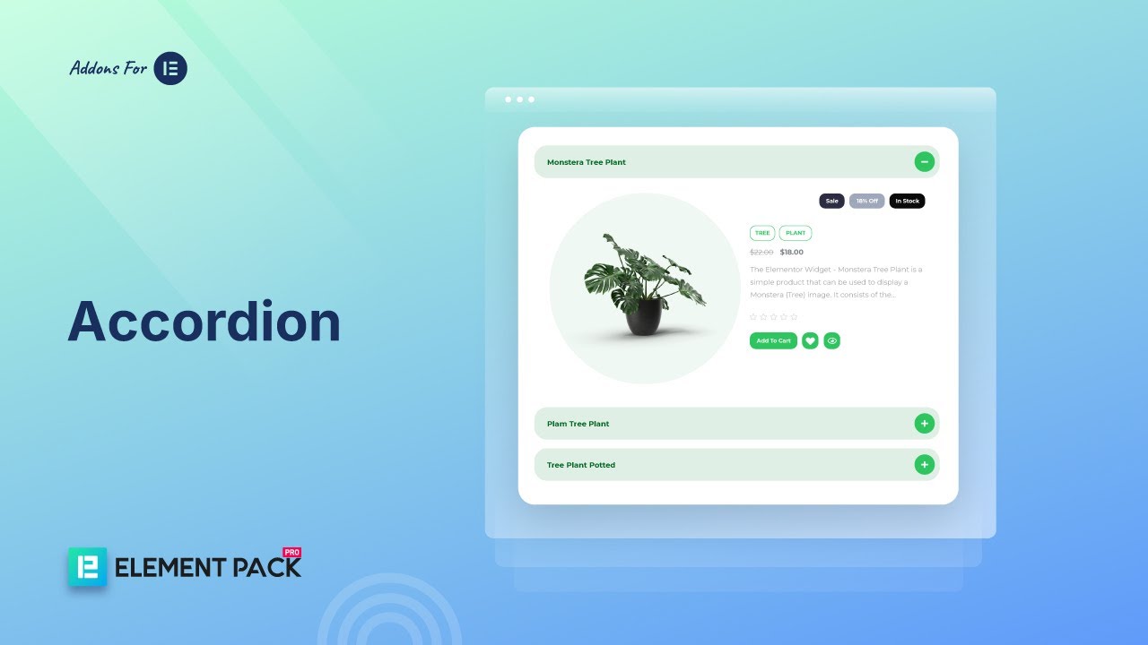 Best Accordion Widget for Elementor Editor by Element Pack Pro - YouTube