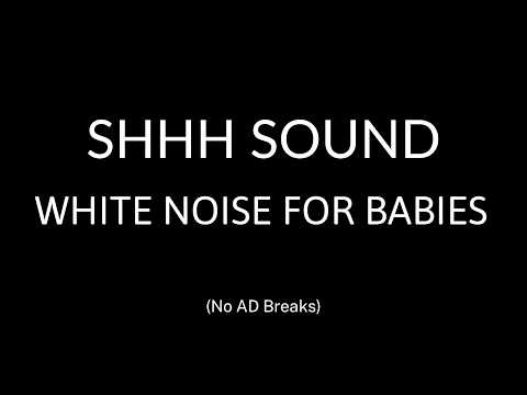 Shhh Sound for Babies 🍼 24 Hours White Noise to Calm Crying Babies | Black Screen No Ads