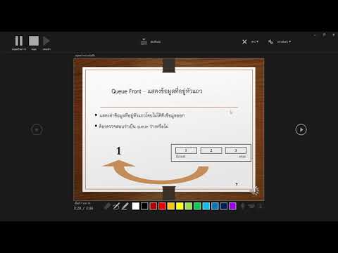 โครงสร้างข้อมูลแบบคิว ( Queue )