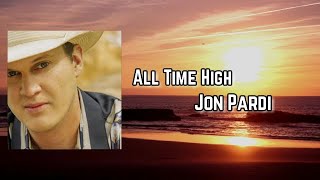 Jon Pardi - All Time High Lyric