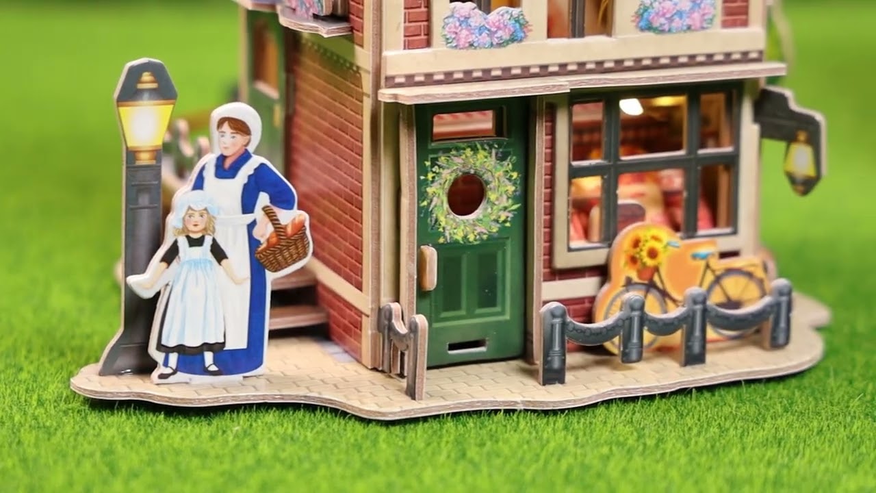 Cubic Fun 3d Puzzle Dutch Bakery LED | Van der Meulen
