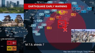 M 8.7 Hoei/Nankai Megathrust Earthquake (28/10/1707)