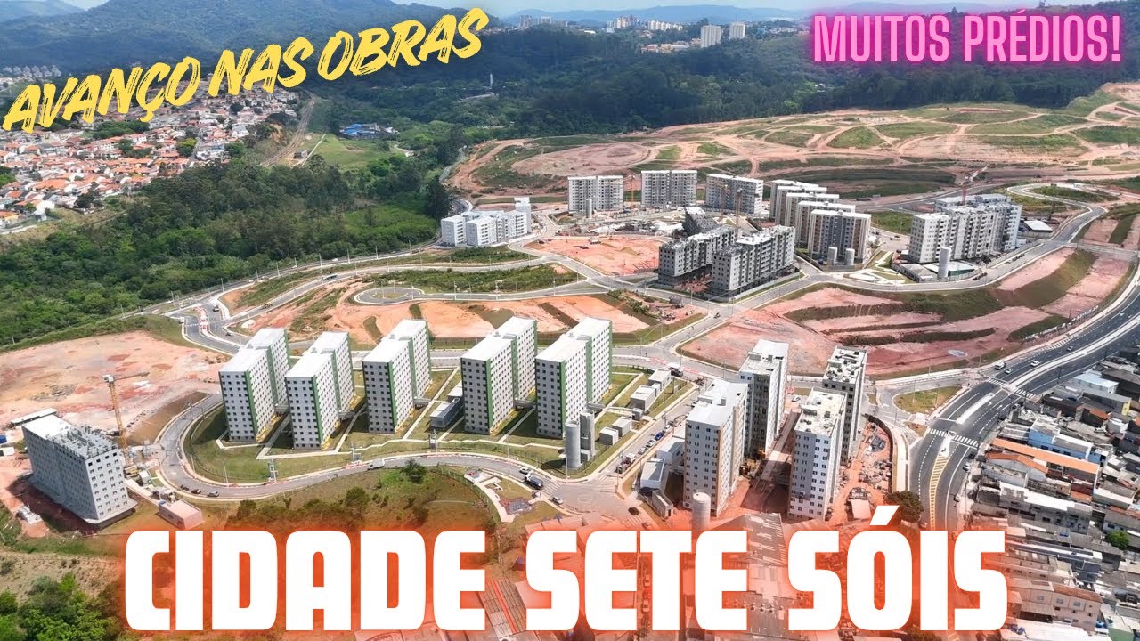 Extra! Obras do megaempreendimento Cidade Sete Sóis avançando - Drone em Pirituba - São Paulo