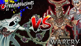 Nighthaunt VS Horns of Hashut & Daughters of Khaine | TTS Warcry