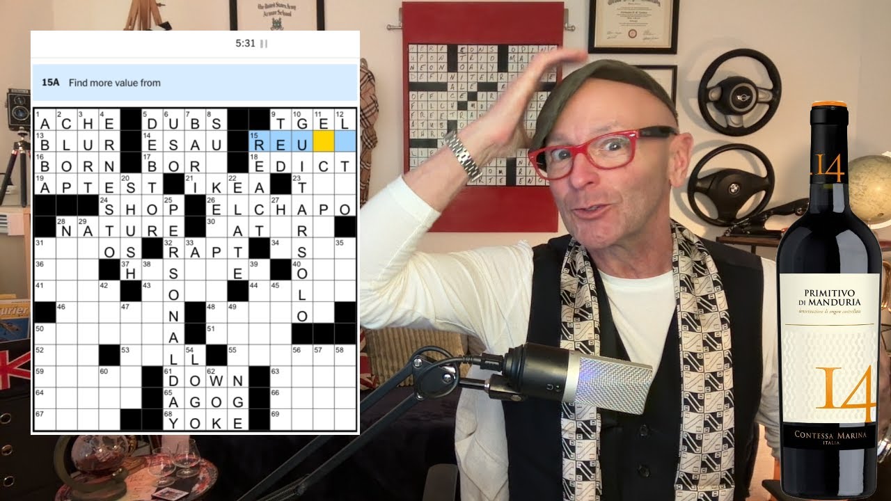 One FAB Thursday NYT Crossword by Kiran Pandey & a 2021 Contessa Marina