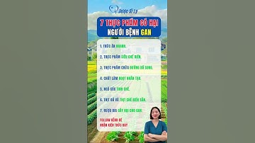 7 thực phẩm có hại người bệnh gan #duocsily #dsly #chamsocsuckhoe