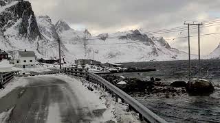 DRIVING AROUND LOFOTEN ISLANDS 16MAR24