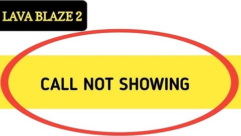 incoming call ringing but not showing Lava blaze 2, how to fix incoming call not showing on screen