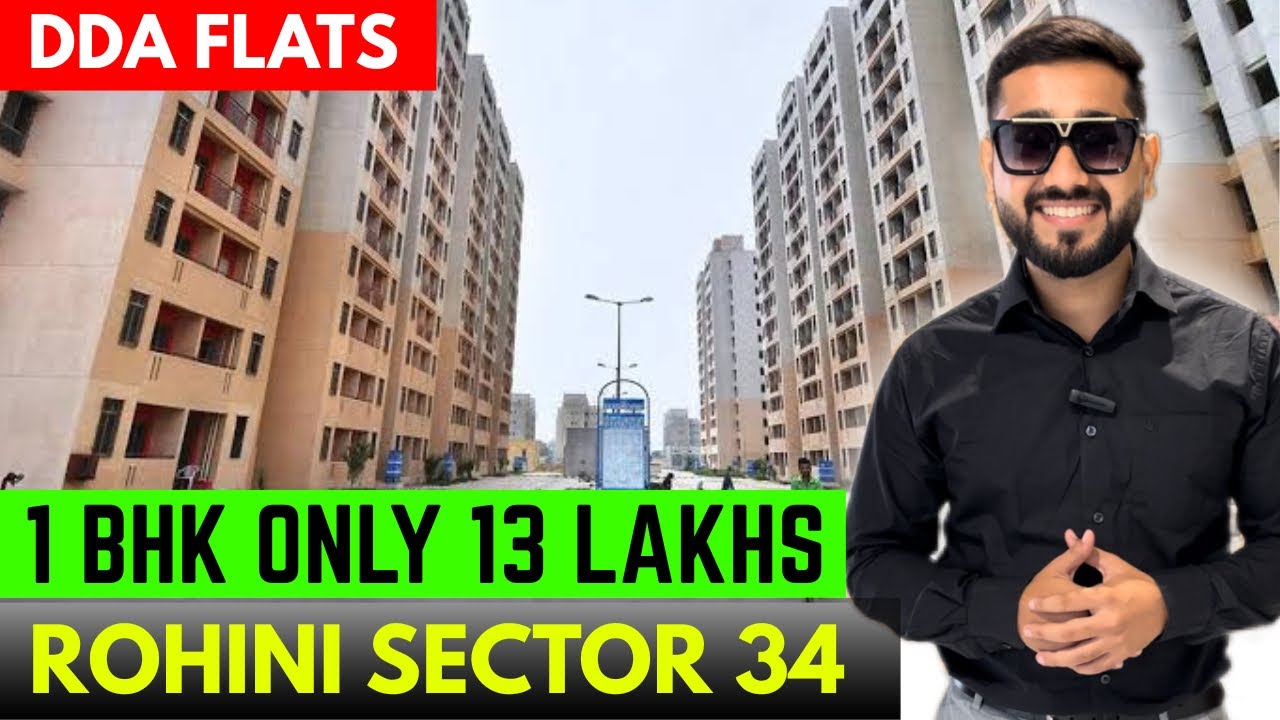 Rohini Sector 34 DDA LIG Flats |1 BHK ONLY 13 LAC | Rohini flats for sale