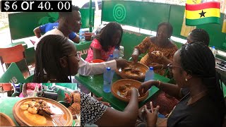 ULTIMATE STREET FOOD TOUR IN WEST AFRICA,GHANA || SPECIAL SUNDAY FUFU EXPERIENCE IN GIANT CHOP BAR