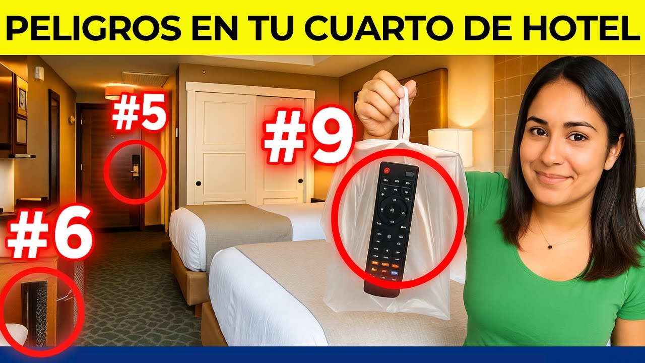 13 COSAS que DEBES HACER en tu HOTEL ANTES de DESEMPACAR 🧳 (Tips de seguridad)