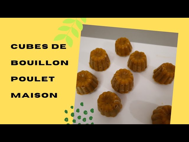 Bouillons cube de poulet maison - la cerise sur le maillot