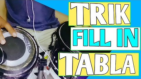 Belajar Fill in/Ropelan/Krutukan tabla (How to play gendang)