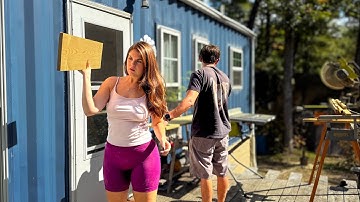 From FRAMING to Shelves | OFF Grid CONTAINER House Built-Ins | DIY