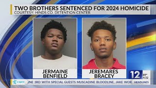 Two brothers sentenced for 2024 homicide in Jackson