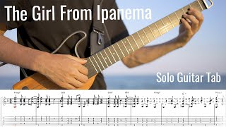 The Girl from Ipanema solo guitar free tab