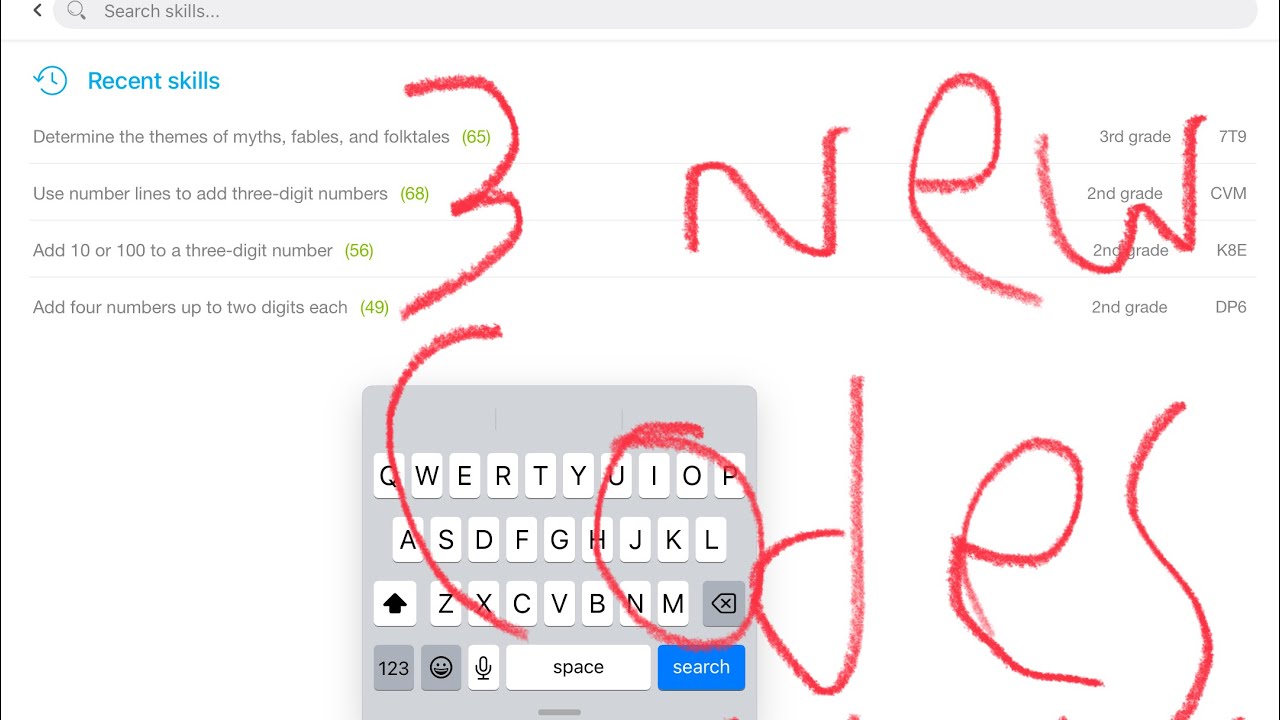 All three new codes in IXL - YouTube