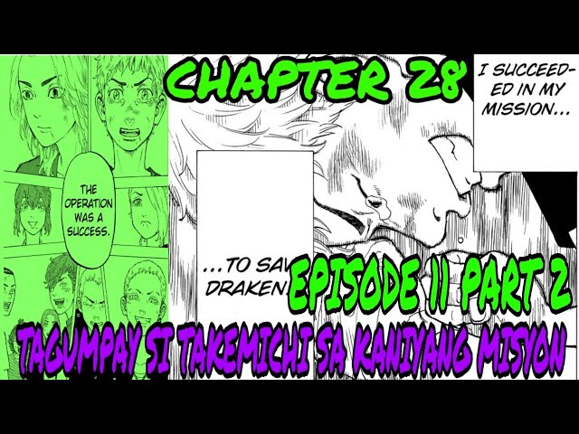 Tokyo Revengers Episode 11 in Anime (Part 2) | Manga Chapter 28  REEL | Tagalog Review class=