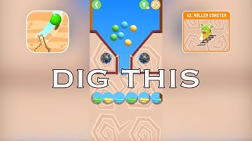 Dig This! Chapter 42 ROLLER COASTER - Level 42-1 to 42-20 Walkthrough (Free Solutions)