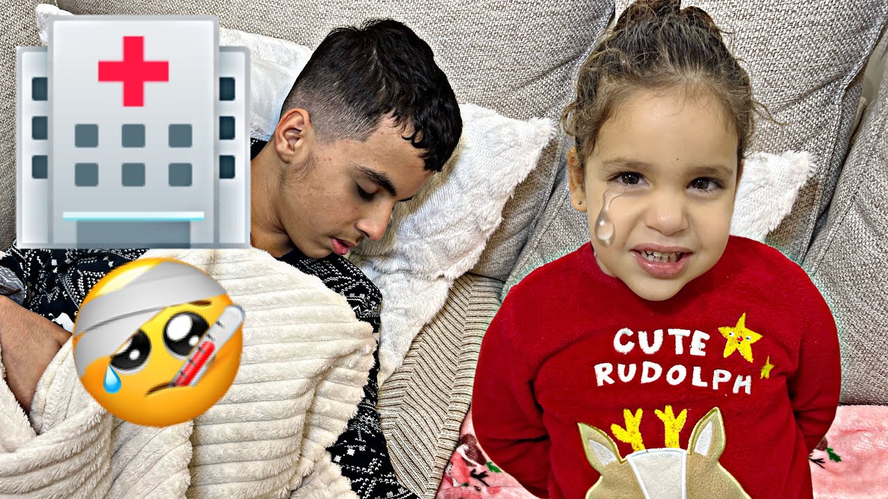 Mon frère est malade il est parti à l’hôpital￼😔