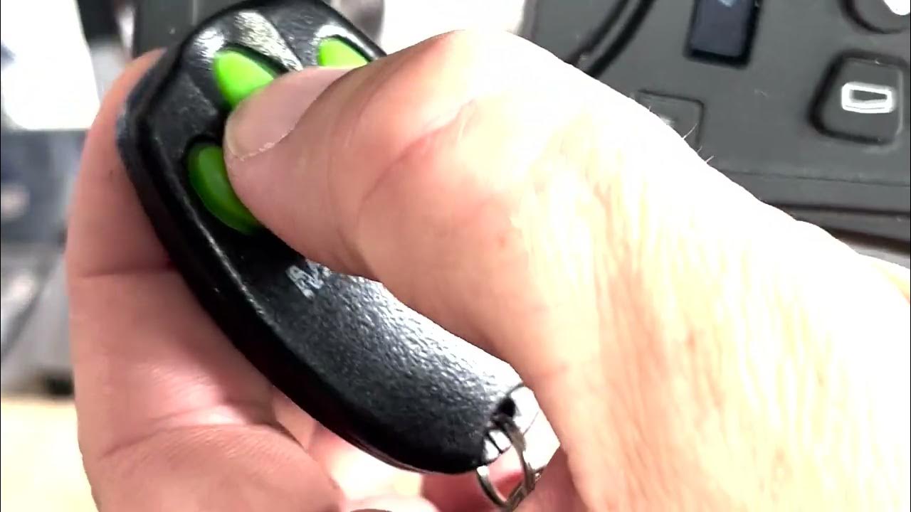 Merlin Garage Door Remote battery change YouTube