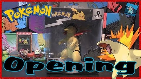 Jazwares Pokémon Select Figure Typhlosion Action Figure Unboxing