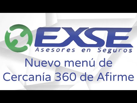 Nuevo menú de Cercanía 360 de Afirme