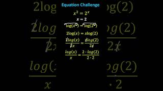 Equations Challenge:  Solve x^2=2^x