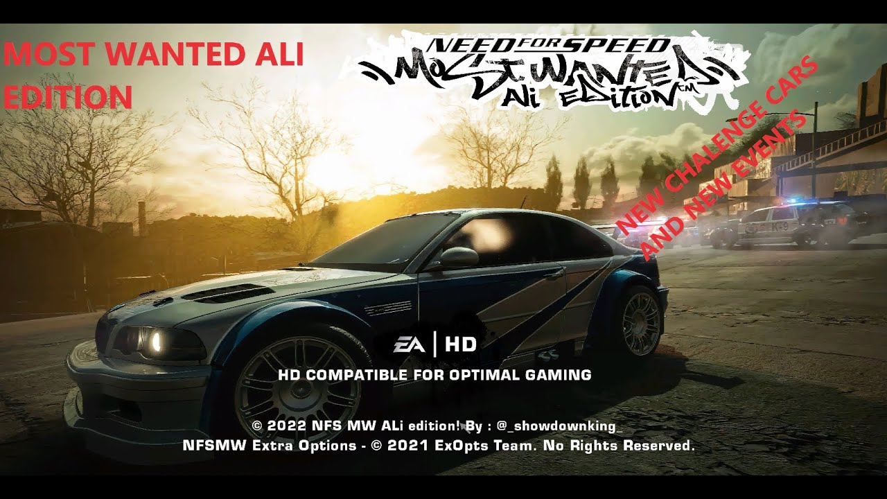 NEED FOR SPEED MOST WANTED ALI EDITION TOP MOD #1 CHALENGE SERIES - YouTube
