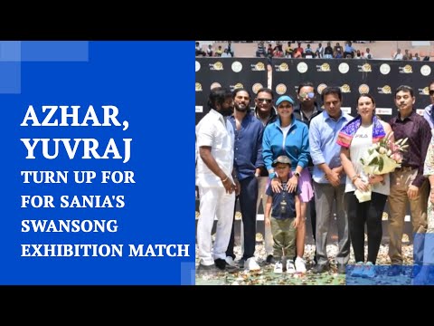 Azhar, Yuvraj Turn Up For Sania's Swansong Exhibition Match