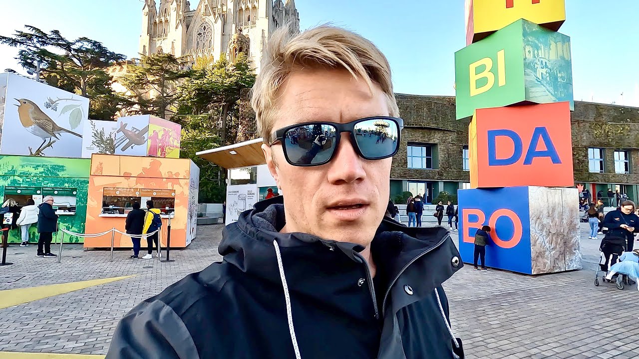 МЕНЯ ОШТРАФОВАЛА ПОЛИЦИЯ! Привез Диану на гору Тибидабо. Уезжаем из ...