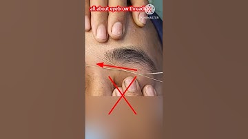 left eyebrow threading tutorial | left eyebrow kaise banaye