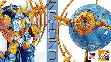 Custom Cel-shaded Transformers UNICRON Haslab by LEK Custom Toys 2021