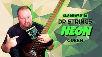🎸DR Neon Green Strings Review & Demo