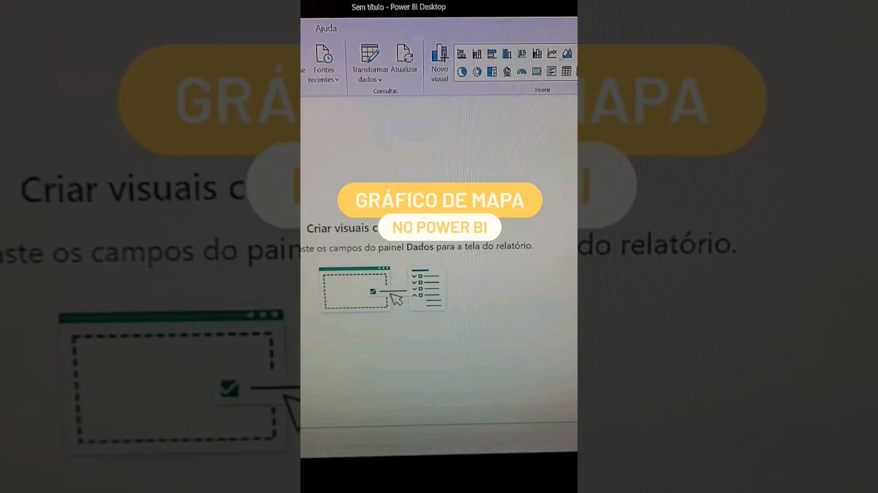 Gráfico de Mapa no Power BI #powerbi