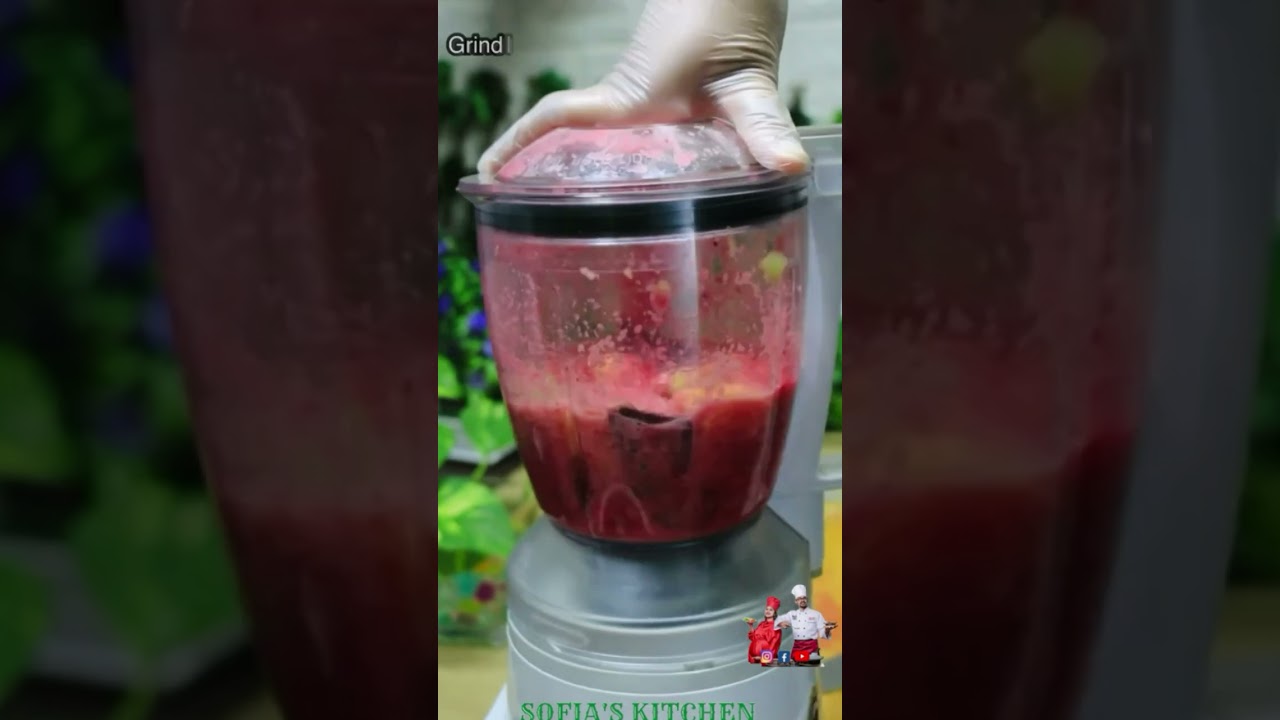 Healthy Drink - Beetroot Apple Cucumber and Ginger Smoothie