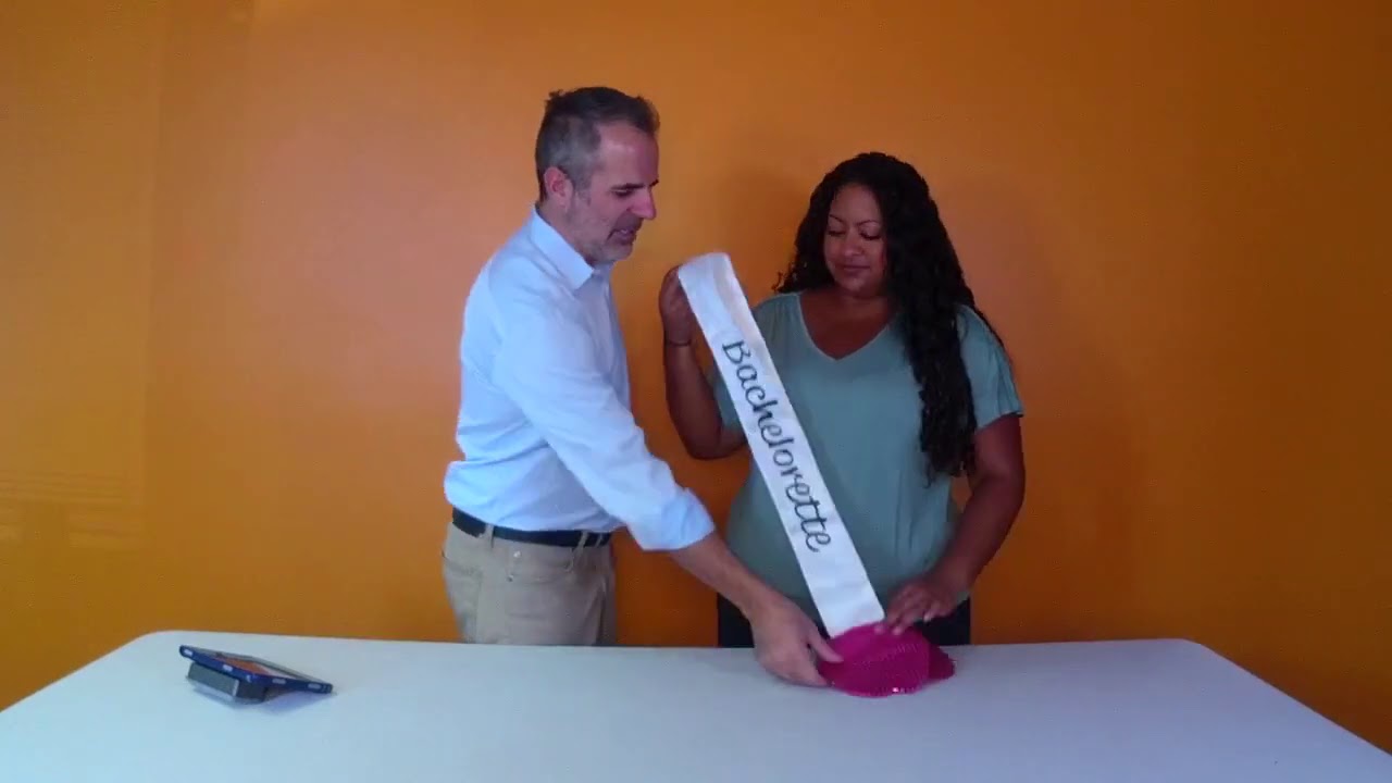 White Bachelorette Sash