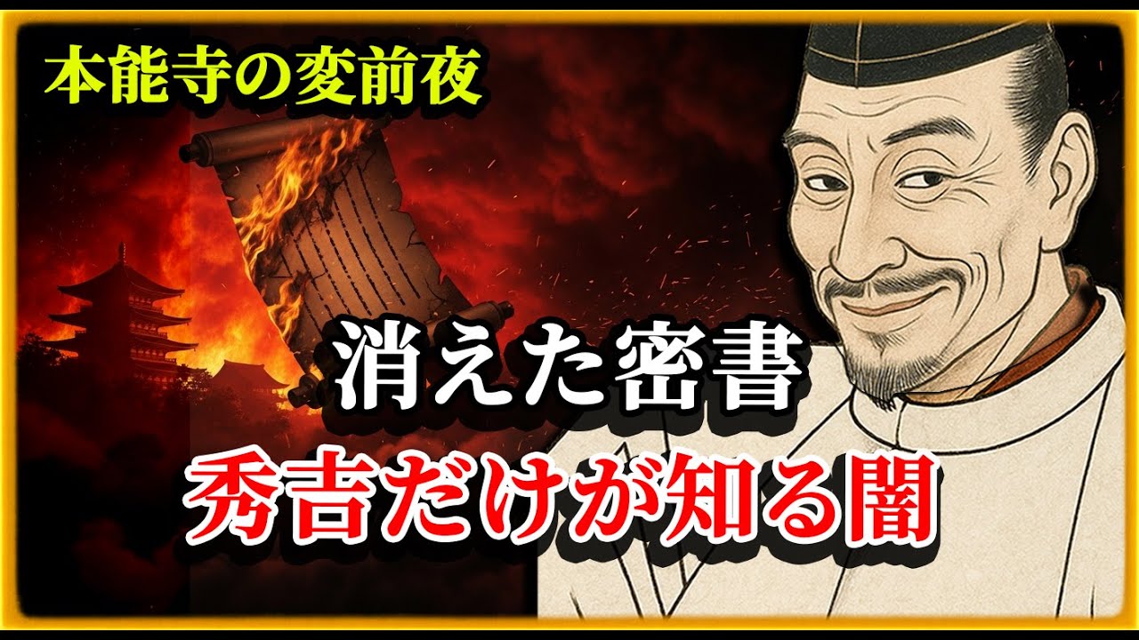 本能寺の変前夜…秀吉だけが受け取った“消えた密書”とは【戦国ミステリー】【ゆっくり解説】
