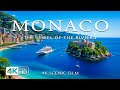 4K Monaco 2025 Glamouröse Riviera Stadt Luftaufnahmen Mit Deep House Chill Azure Escape 4K