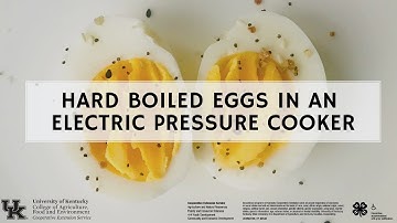 Perfect Hard Boiled Eggs in an Electric Pressure Cooker