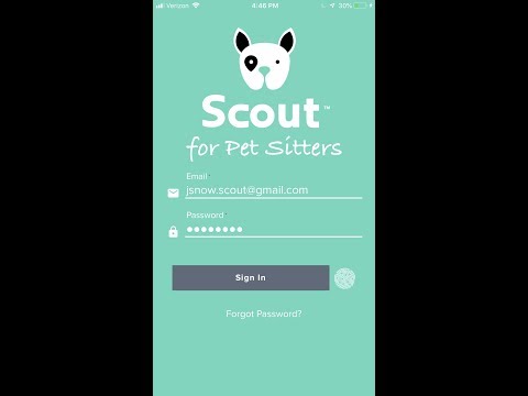 Scout for Pet Sitters Mobile App Tutorial