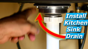 How To Install Kitchen Sink Drain Strainer, Stop Leaks