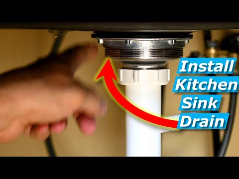 Video: How to assemble and install a kitchen sink siphon?