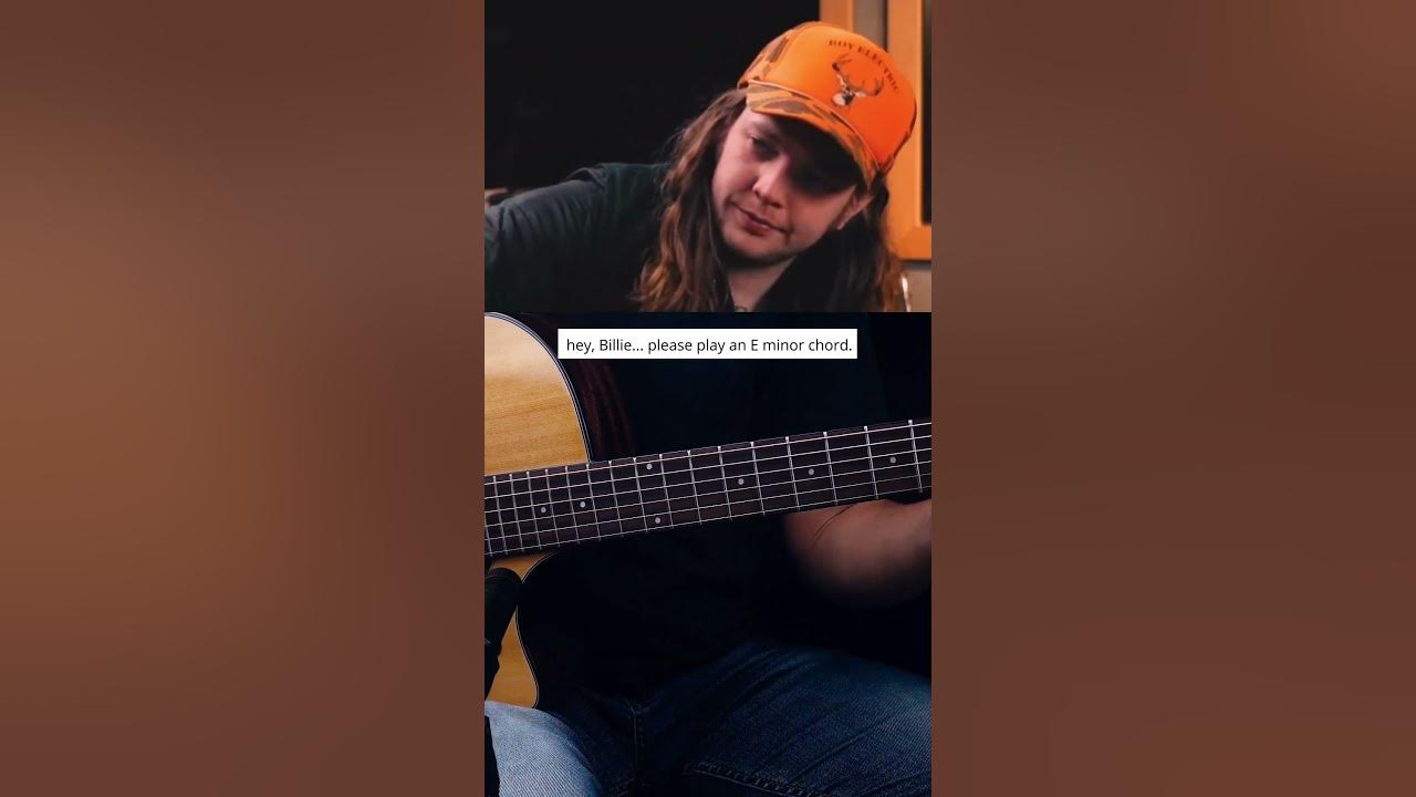 When you ask Billy Strings to play an E minor chord 😅