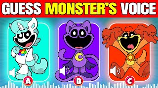 Guess The MONSTER By VOICE & SHADOW | Smiling Critters, POPPY PLAYTIME CHAPTER 3, Garten of Banban 6