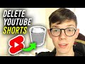 How To Delete YouTube Shorts - Phone &amp; Computer