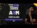 Admission AIM Batch class (Day-28: Differentiation 4)