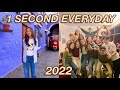 one second a day for a year 2022