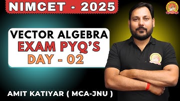 VECTOR ALGEBRA IMPORTANT PYQ