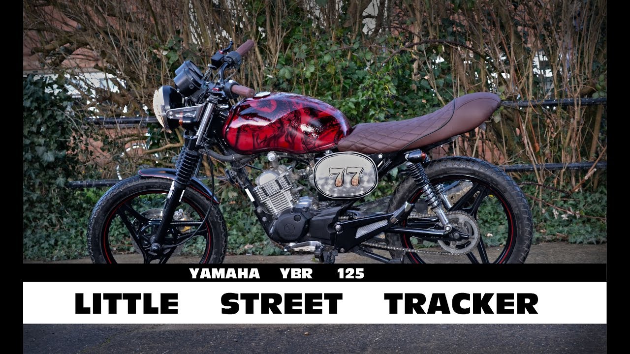 Cambridge Pinstriping Yamaha Ybr 125 Little Street Tracker Cafe Racer Ride You Cambridge Pinstriping Yamaha Ybr 125